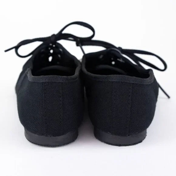 NWT Sansha Black Jazz Shoes Tivoli Canvas JS3 Leather Sole Size 7M - Picture 5 of 15